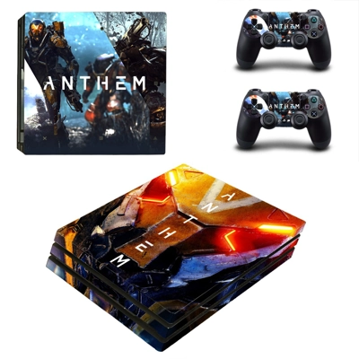 Anthem decal skin for PS4 Pro Console and 2 Controllers