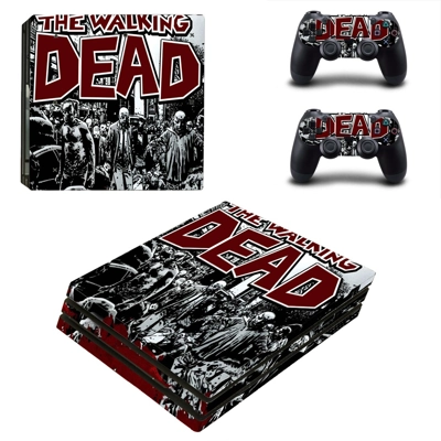 The Walking Dead decal skin for PS4 Pro Console and 2 Cont..