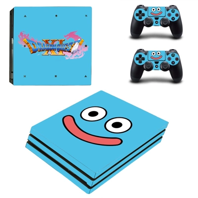 Dragon Quest 11 decal skin for PS4 Pro Console and 2 Controllers