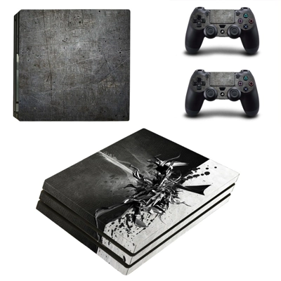 Metal Wallpaper decal skin for PS4 Pro Console and 2 Controllers