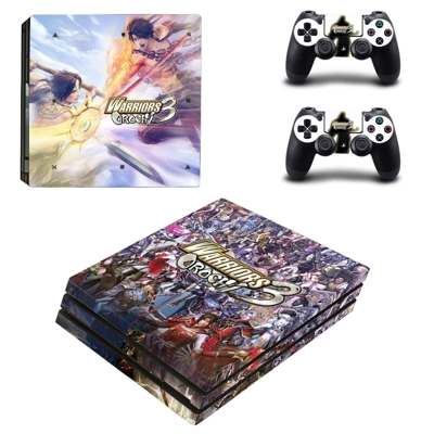 Warriors Orochi 3 decal skin for PS4 Pro Console and 2 Con.. Warriors Orochi 3 decal skin for PS4 Pro Console and 2 Con..