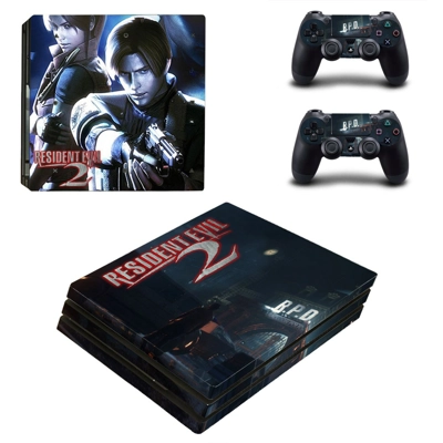 Resident Evil 2 decal skin for PS4 Pro Console and 2 Contr..