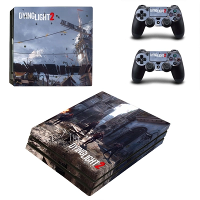 Dying Light 2 decal skin for PS4 Pro Console and 2 Controllers