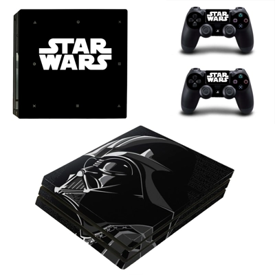 Star wars decal skin for PS4 Pro Console and 2 Controllers