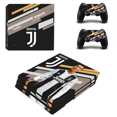 Cristiano Ronaldo decal skin for PS4 Pro Console and 2 Controllers