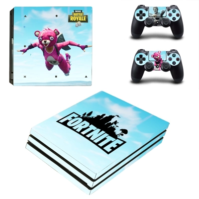 Fortnite decal skin for PS4 Pro Console and 2 Controllers