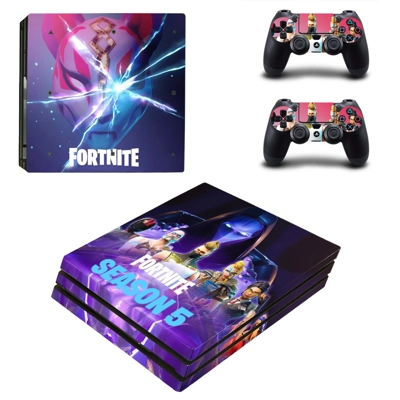 Fortnite decal skin for PS4 Pro Console and 2 Controllers