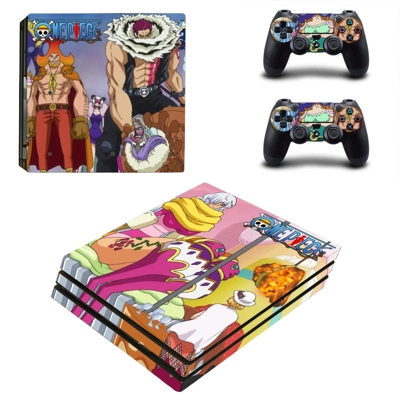 One Piece decal skin for PS4 Pro Console and 2 Controllers