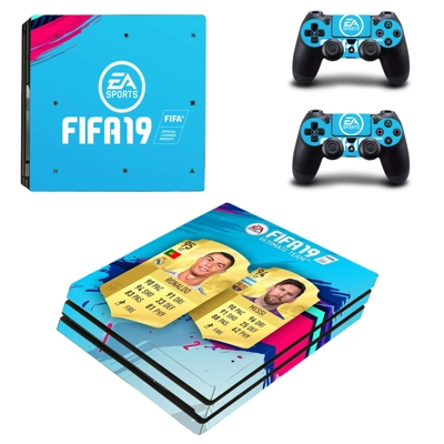 FIFA 19 decal skin for PS4 Pro Console and 2 Controllers
