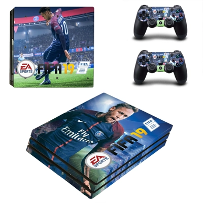 FIFA 19 decal skin for PS4 Pro Console and 2 Controllers