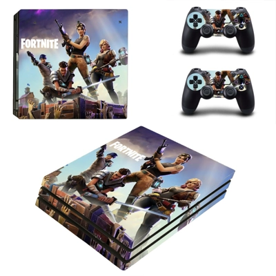 Fortnite decal skin for PS4 Pro Console and 2 Controllers