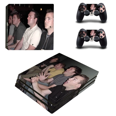 Reaction Guys decal skin for PS4 Pro Console and 2 Control..