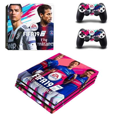 FIFA 19 decal skin for PS4 Pro Console and 2 Controllers FIFA 19 decal skin for PS4 Pro Console and 2 Controllers