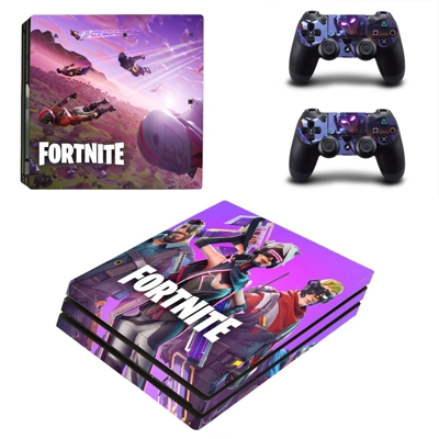 Fortnite decal skin for PS4 Pro Console and 2 Controllers Fortnite decal skin for PS4 Pro Console and 2 Controllers