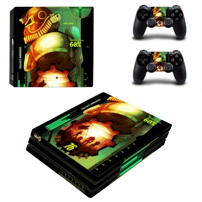 Fallout 76 decal skin for PS4 Pro Console and 2 Controllers Fallout 76 decal skin for PS4 Pro Console and 2 Controllers
