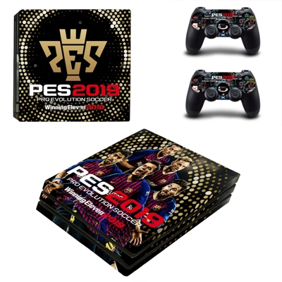 PES 2019 decal skin for PS4 Pro Console and 2 Controllers PES 2019 decal skin for PS4 Pro Console and 2 Controllers