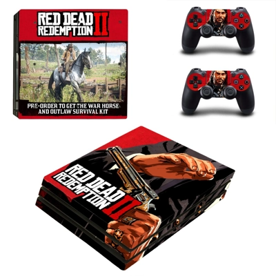 Red Dead Redemption 2 decal skin for PS4 Pro Console and 2.. Red Dead Redemption 2 decal skin for PS4 Pro Console and 2..