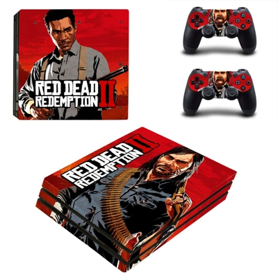 Red Dead Redemption 2 decal skin for PS4 Pro Console and 2.. Red Dead Redemption 2 decal skin for PS4 Pro Console and 2..