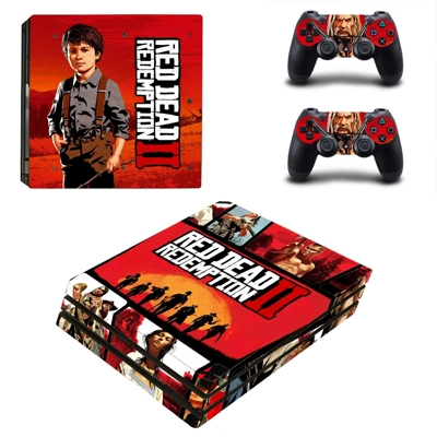 Red Dead Redemption 2 decal skin for PS4 Pro Console and 2.. Red Dead Redemption 2 decal skin for PS4 Pro Console and 2..