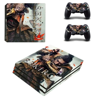 Sekiro decal skin for PS4 Pro Console and 2 Controllers Sekiro decal skin for PS4 Pro Console and 2 Controllers