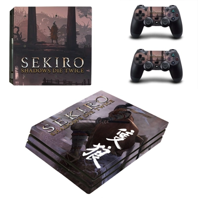 Sekiro decal skin for PS4 Pro Console and 2 Controllers Sekiro decal skin for PS4 Pro Console and 2 Controllers