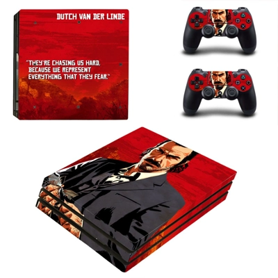 Red Dead Redemption 2 decal skin for PS4 Pro Console and 2.. Red Dead Redemption 2 decal skin for PS4 Pro Console and 2..