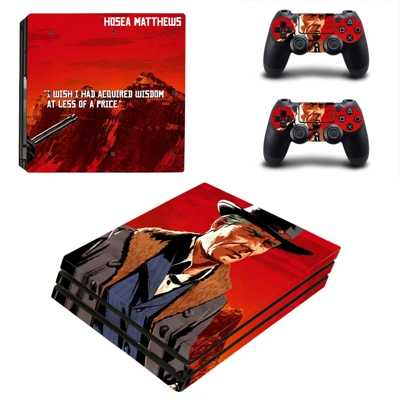 Red Dead Redemption 2 decal skin for PS4 Pro Console and 2.. Red Dead Redemption 2 decal skin for PS4 Pro Console and 2..