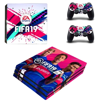 FIFA 2019 decal skin for PS4 Pro Console and 2 Controllers