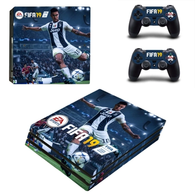 FIFA 2019 decal skin for PS4 Pro Console and 2 Controllers