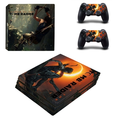 Shadow of the tomb raider decal skin for PS4 Pro Console a..