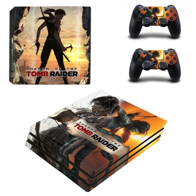 Shadow of the tomb raider decal skin for PS4 Pro Console a..