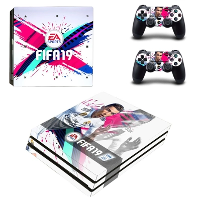 FIFA 2019 decal skin for PS4 Pro Console and 2 Controllers