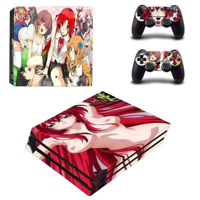 Cartoon Picture decal skin for PS4 Pro Console and 2 Controllers
