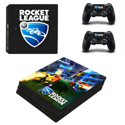 Rocket League decal skin for PS4 Pro Console and 2 Controllers