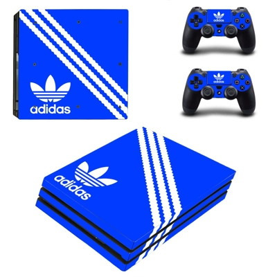 Adidas decal skin for PS4 Pro Console and 2 Controllers