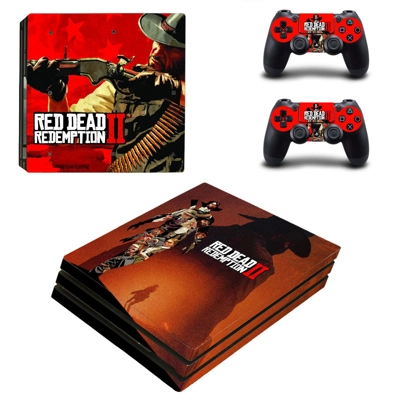 Red Dead Redemption 2 decal skin for PS4 Pro Console and 2..