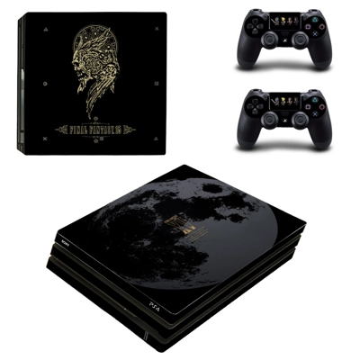 Final Fantasy 15 decal skin for PS4 Pro Console and 2 Controllers