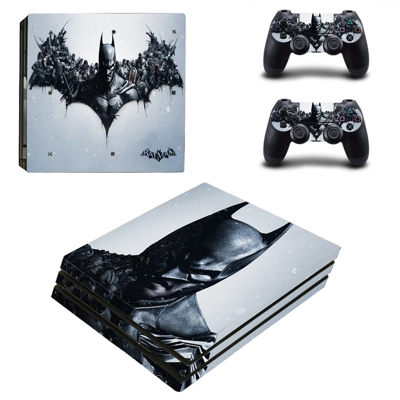 Batman decal skin for PS4 Pro Console and 2 Controllers