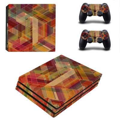 Tech wallpaper decal skin for PS4 Pro Console and 2 Controllers