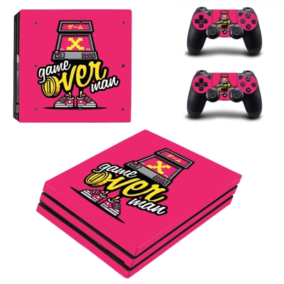 X game over decal skin for PS4 Pro Console and 2 Controllers X game over decal skin for PS4 Pro Console and 2 Controllers