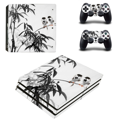 Animated Picture decal skin for PS4 Pro Console and 2 Controllers