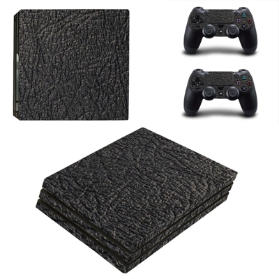 Leather cover decal skin for PS4 Pro Console and 2 Controllers