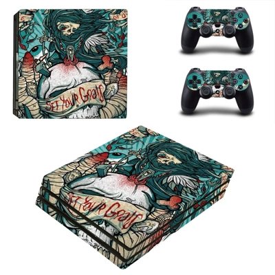 Set Your Goals decal skin for PS4 Pro Console and 2 Controllers