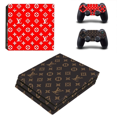 Supreme decal skin for PS4 Pro Console and 2 Controllers