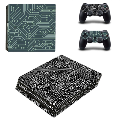 PCB Board decal skin for PS4 Pro Console and 2 Controllers