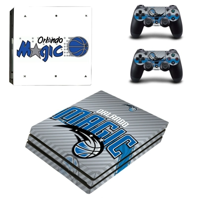 Orlando Magic decal skin for PS4 Pro Console and 2 Controllers