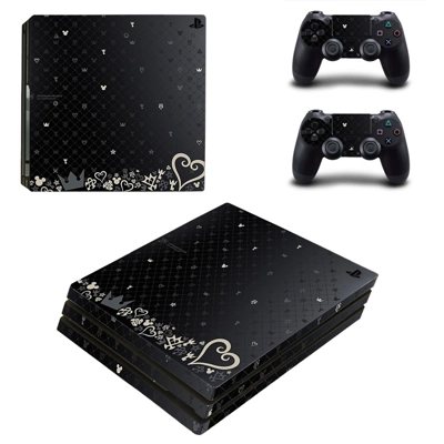 Kingdom Hearts decal skin for PS4 Pro Console and 2 Controllers