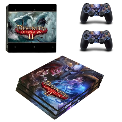 Divinity Original Sin 2 decal skin for PS4 Pro Console and 2 Controllers