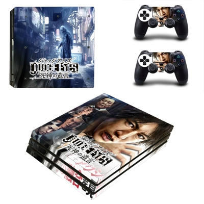 Judge Eyes decal skin for PS4 Pro Console and 2 Controllers