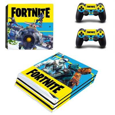 Fortnite decal skin for PS4 Pro Console and 2 Controllers